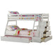 Bunk Bed (T/F) w/Trundle (Full) & Storage - Image 4