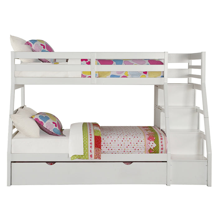 Bunk Bed (T/F) w/Trundle (Full) & Storage - Image 5