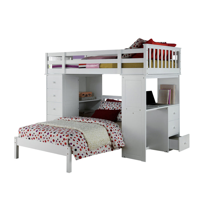 Freya Twin Loft Bed w/Storage - Image 2