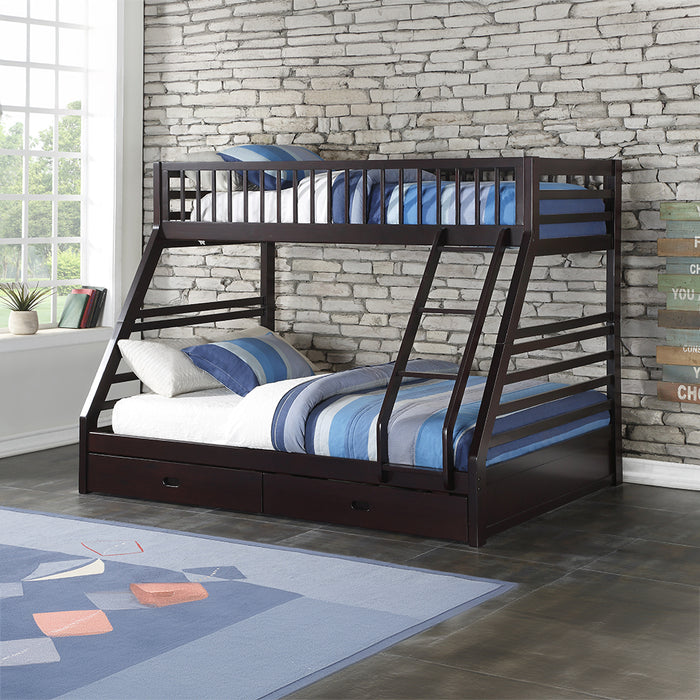 Jason (XL) Bunk Bed (T XL/Q) w/Storage