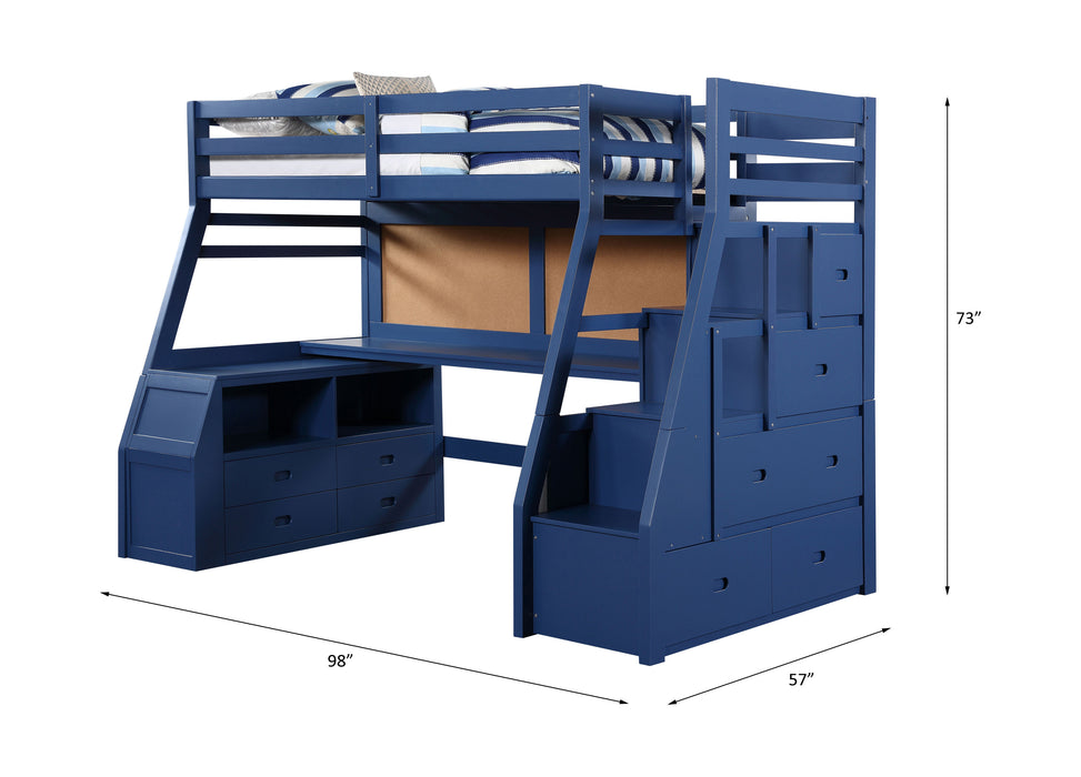 Jason II Twin Loft Bed w/Storage - Image 6