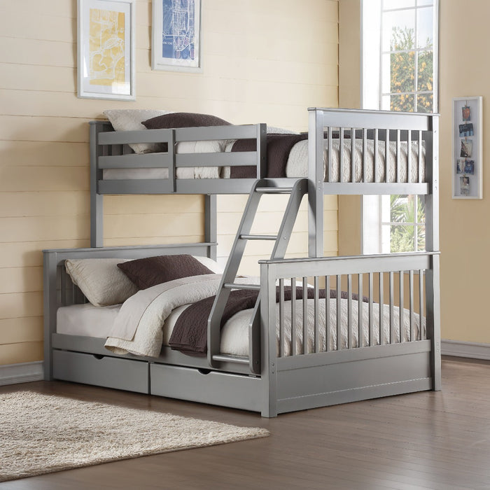 Bunk Bed (T/F) w/Storage