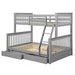 Bunk Bed (T/F) w/Storage - Image 3