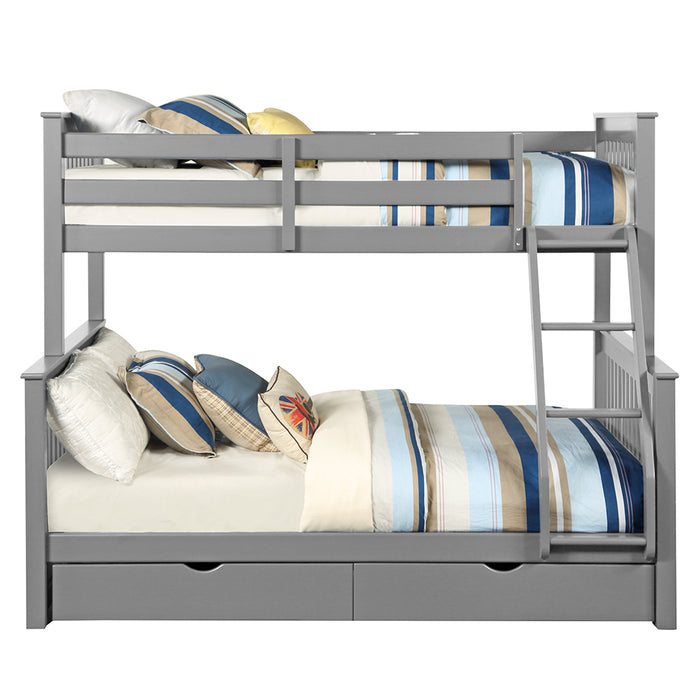 Haley II Bunk Bed (T/F) w/Storage - Image 4