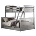 Haley II Bunk Bed (T/F) w/Storage - Image 5