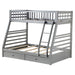 Bunk Bed (T/F) w/Storage - Image 2