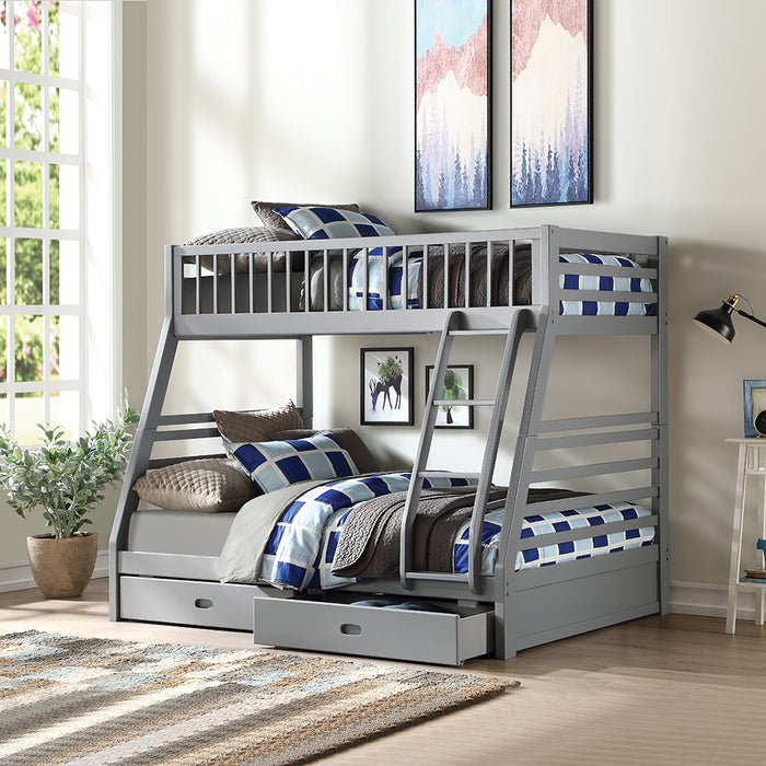 Bunk Bed (T/F) w/Storage
