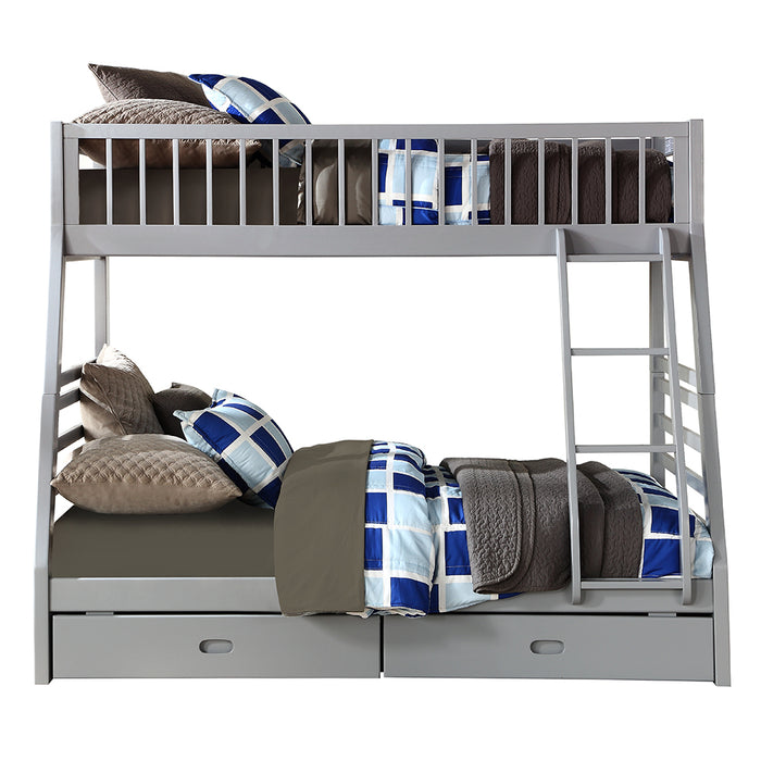 Bunk Bed (T/F) w/Storage - Image 3