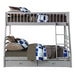 Bunk Bed (T/F) w/Storage - Image 3