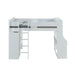 Twin Loft Bed w/Desk & Wardrobe - Image 3