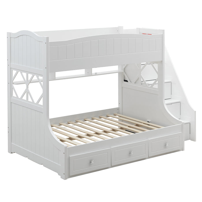 Bunk Bed (T/F) w/Storage - Image 2