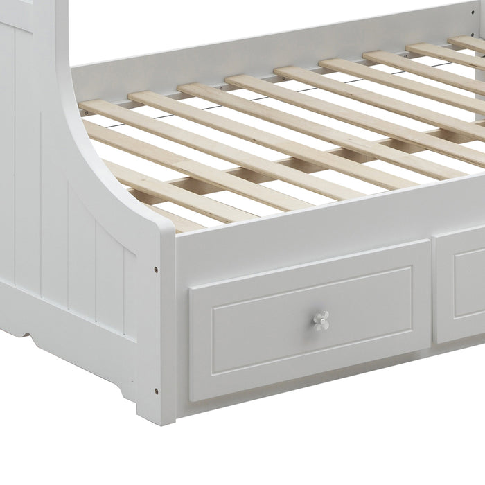 Bunk Bed (T/F) w/Storage - Image 4