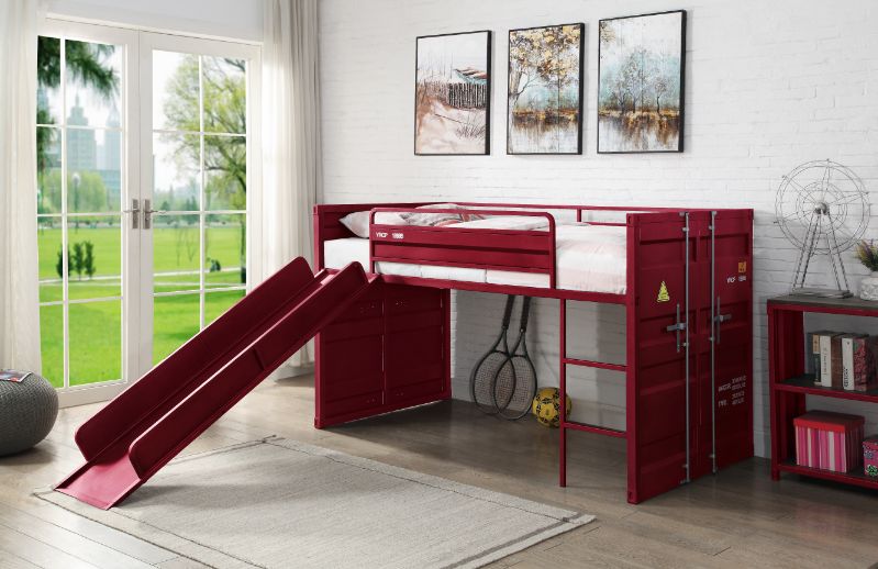 Cargo Twin Loft Bed w/Slide - Image 4