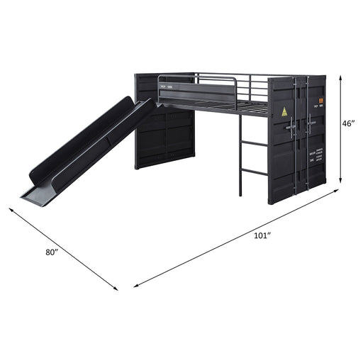 Twin Loft Bed w/Slide - Image 6