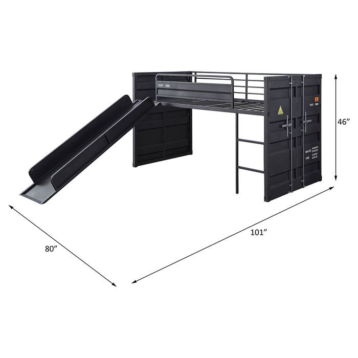 Cargo Twin Loft Bed w/Slide - Image 6