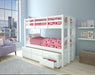Bunk Bed (T/T) w/Trundle & Storage