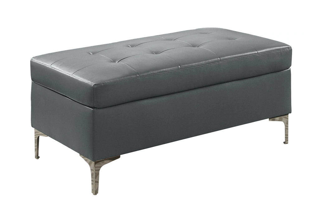 Barrington Ottoman W/Black Pu
