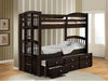 Bunk Bed (T/T) w/Trundle & Storage
