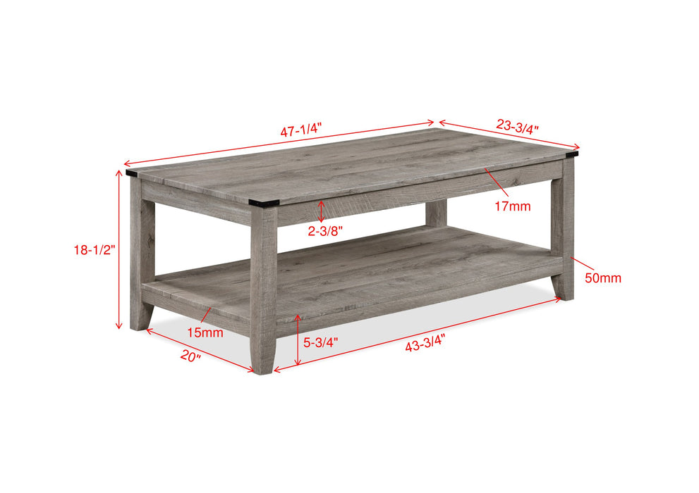 Milton 3pc Occasional Table Set