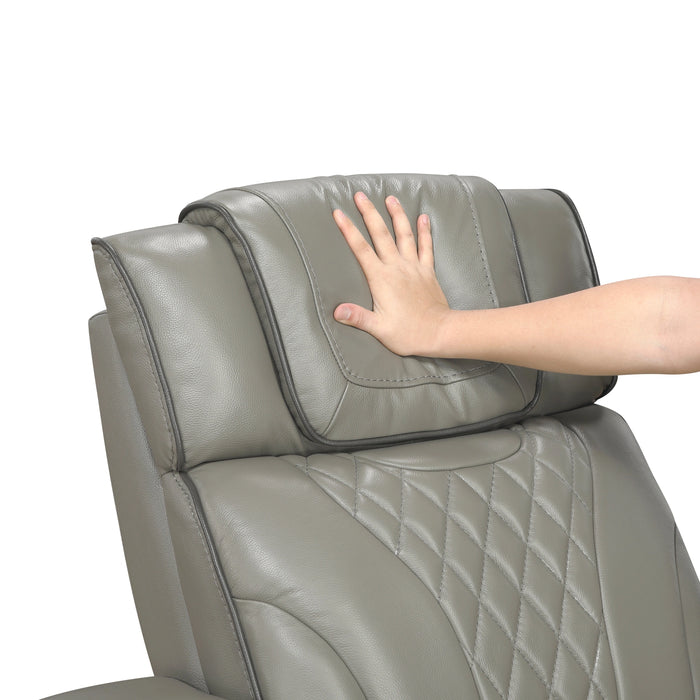 Apex Power Double Reclining Sofa With Center Drop-Down Cup Holders