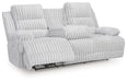 Rhines Falls Power Reclining Sofa with Drop Down Table - FAMSA Furniture (TX)