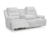 Rhines Falls Power Reclining Sofa with Drop Down Table - FAMSA Furniture (TX)