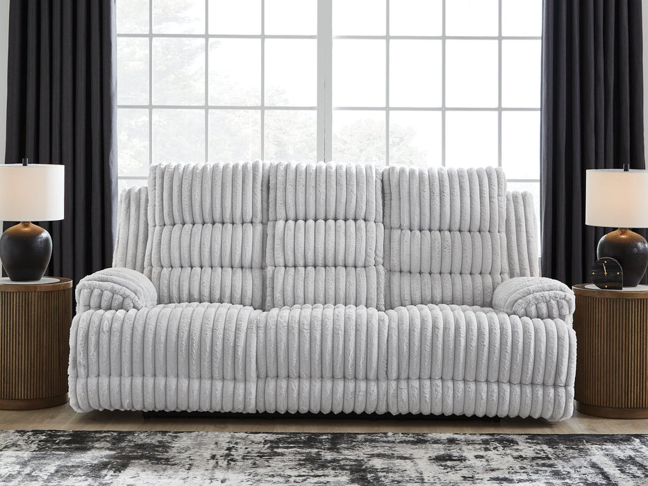 Rhines Falls Power Reclining Sofa with Drop Down Table - FAMSA Furniture (TX)