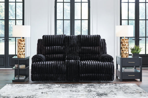 Rhine Falls Reclining Loveseat with Console - FAMSA Furniture (TX)