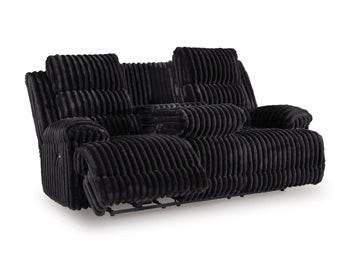 Rhine Falls Power Reclining Sofa with Drop Down Table - FAMSA Furniture (TX)