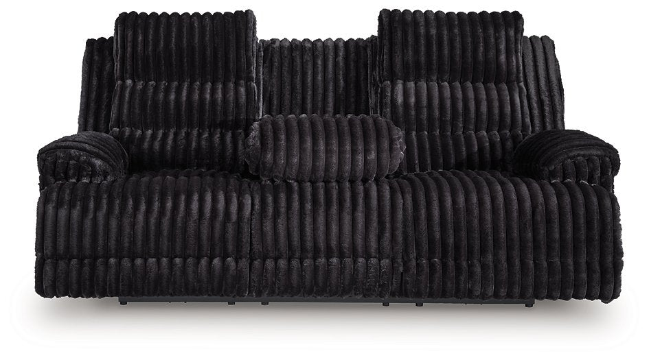 Rhine Falls Power Reclining Sofa with Drop Down Table - FAMSA Furniture (TX)