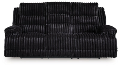 Rhine Falls Power Reclining Sofa with Drop Down Table - FAMSA Furniture (TX)