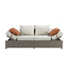 Patio Sofa w/2 Pillows & Ottoman - Image 6