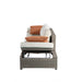 Patio Sofa w/2 Pillows & Ottoman - Image 7