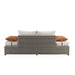 Patio Sofa w/2 Pillows & Ottoman - Image 9