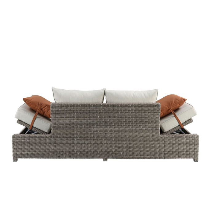 Patio Sofa w/2 Pillows & Ottoman - Image 10