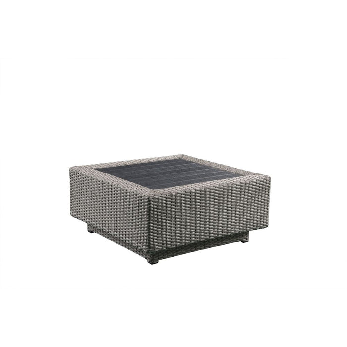 Patio Sectional Sofa w/4 Pillows & Coffee Table - Image 6