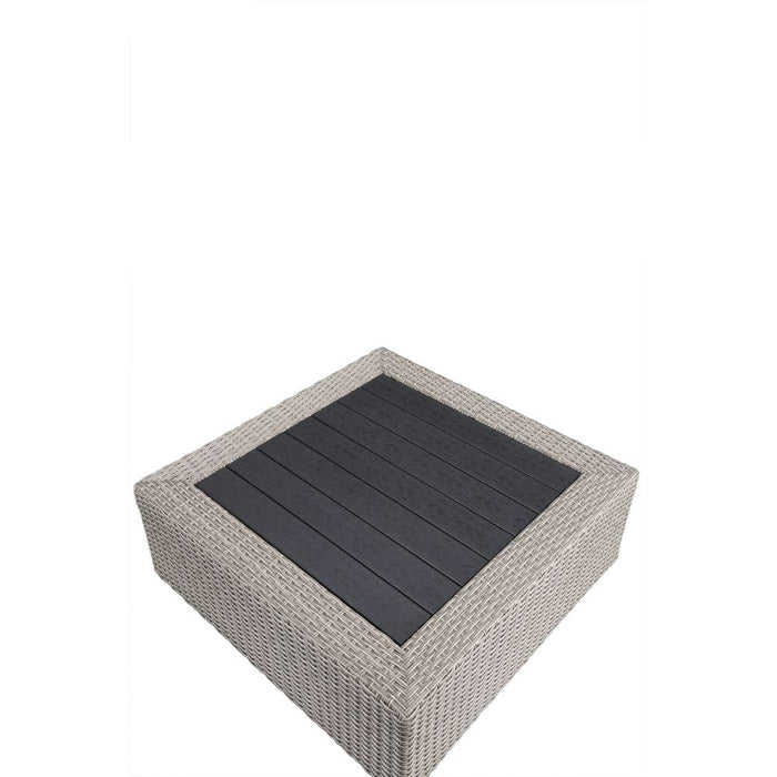 Patio Sectional Sofa w/4 Pillows & Coffee Table - Image 8