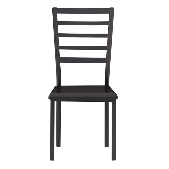Madigan Writing Desk and Chair in Black/Brown - 4514-15 - FAMSA Furniture (TX)