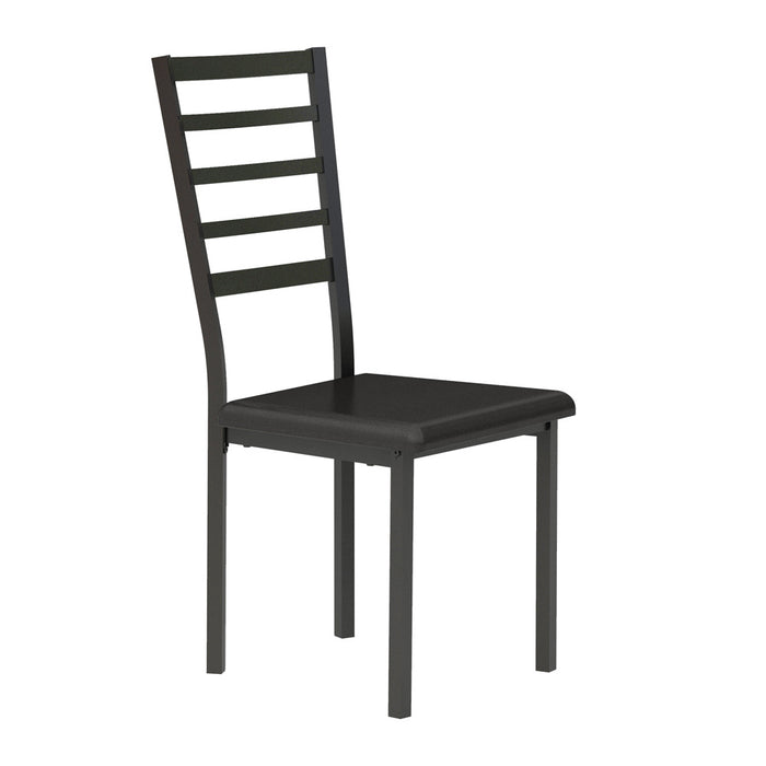 Madigan Writing Desk and Chair in Black/Brown - 4514-15 - FAMSA Furniture (TX)