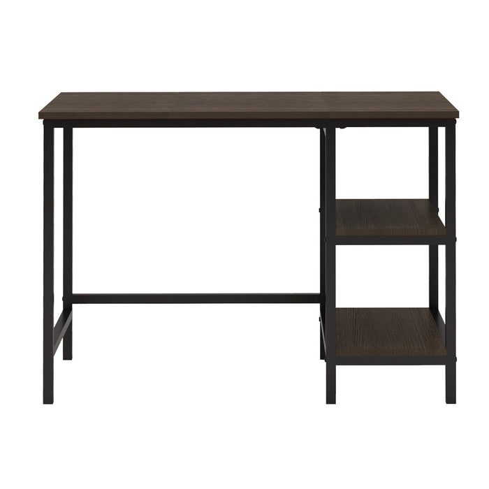 Madigan Writing Desk and Chair in Black/Brown - 4514-15 - FAMSA Furniture (TX)