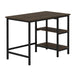 Madigan Writing Desk and Chair in Black/Brown - 4514-15 - FAMSA Furniture (TX)