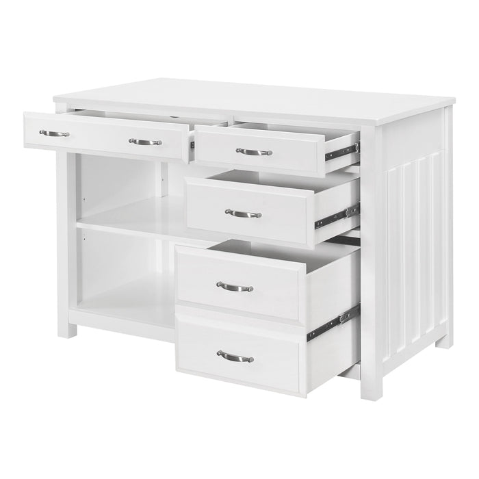 Blanche Credenza in White - 4522WH-16 - FAMSA Furniture (TX)