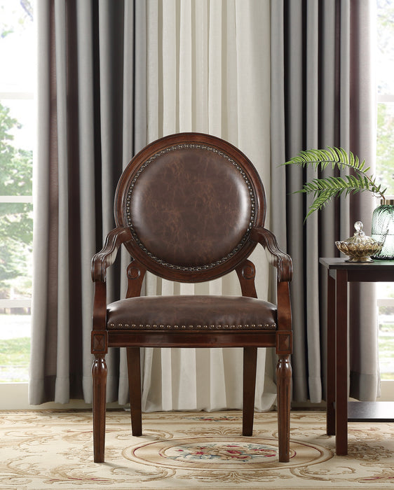 Aldermont Desk Chair in Brown - 4524DBR - FAMSA Furniture (TX)