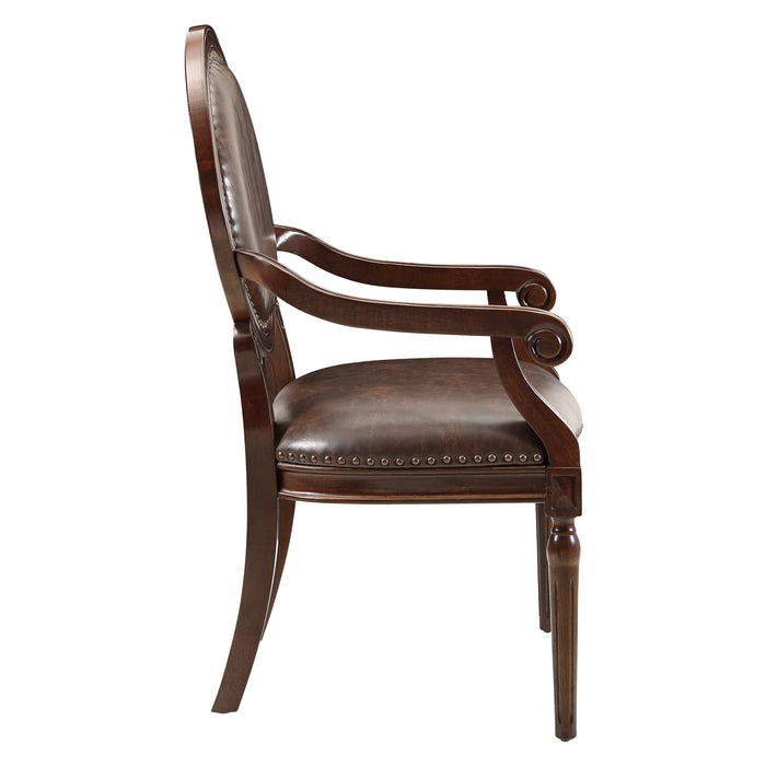 Aldermont Desk Chair in Brown - 4524DBR - FAMSA Furniture (TX)