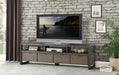 Prudhoe TV STAND in Metal/Gray - 4550-76T - FAMSA Furniture (TX)