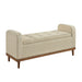 Brigitte Lift Top Storage Bench in Brown - 4590BR - FAMSA Furniture (TX)