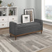 Brigitte Lift Top Storage Bench in Gray - 4590DG - FAMSA Furniture (TX)