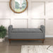 Brigitte Lift Top Storage Bench in Gray - 4590GY - FAMSA Furniture (TX)