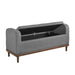 Brigitte Lift Top Storage Bench in Gray - 4590GY - FAMSA Furniture (TX)