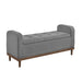 Brigitte Lift Top Storage Bench in Gray - 4590GY - FAMSA Furniture (TX)
